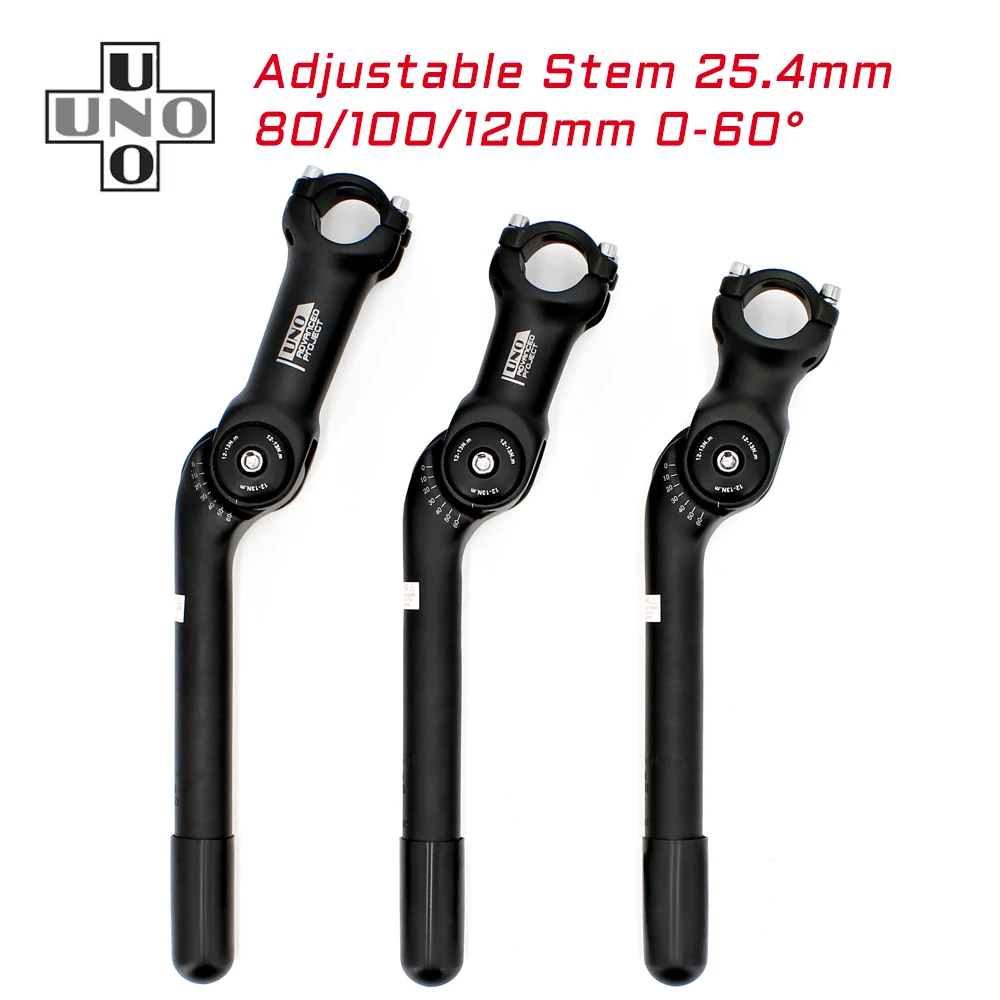 

UNO Bike Quill Stem Bicycle Handlebar Stem With Quill Fork Stem Extension Road Bike Stem 25.4mm 80/100/120mm Bike Accessories