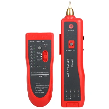 

RJ11 RJ45 Cat5 Cat6 Telephone Wire Tracker Tracer Toner Ethernet LAN Network Cable Tester Detector Line Finder