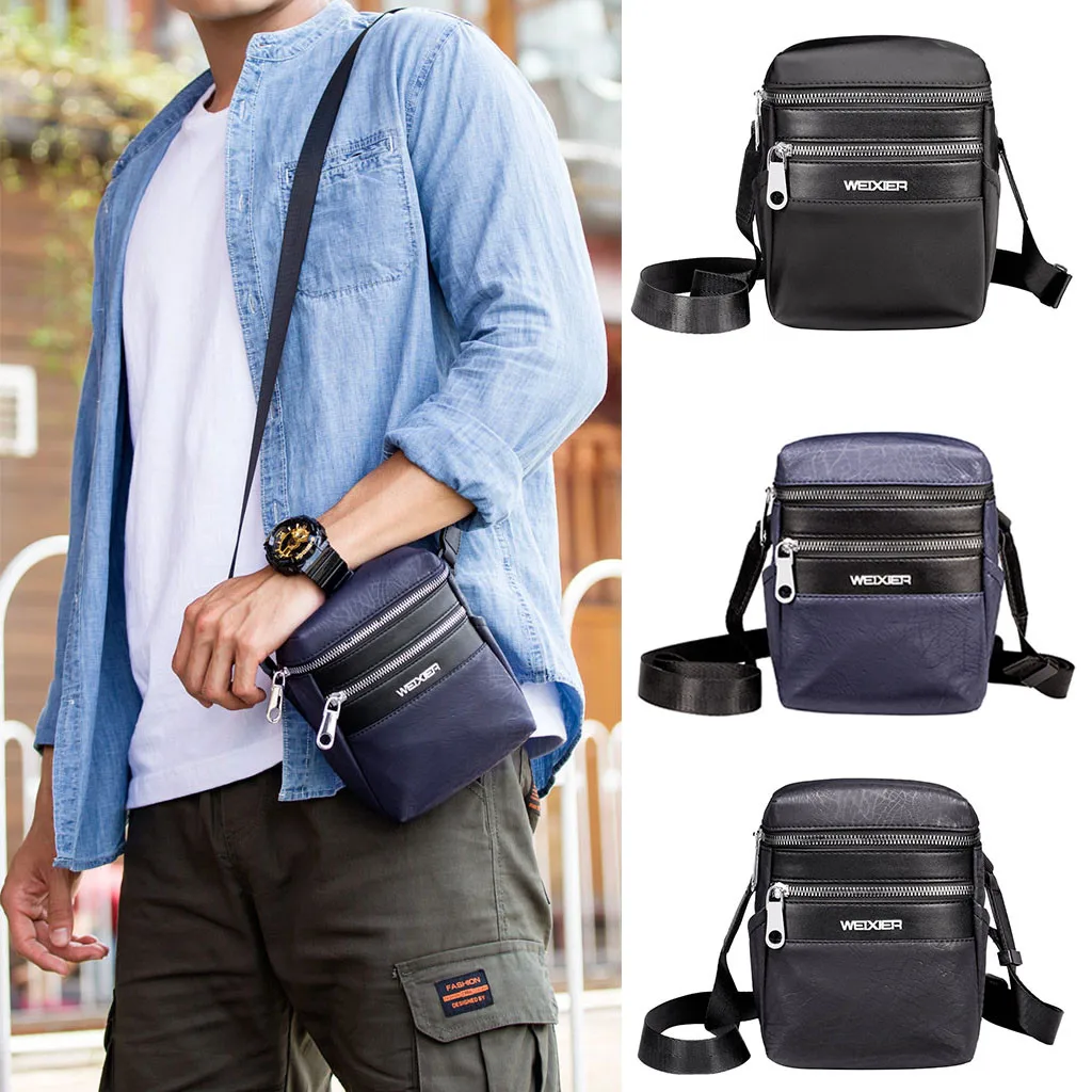 MAIOUMY мужская сумка высокого качества, Мужская диагональная мини-сумка через плечо, многофункциональная сумка для мобильного телефона, спортивная сумка На открытом воздухе,# Aug005