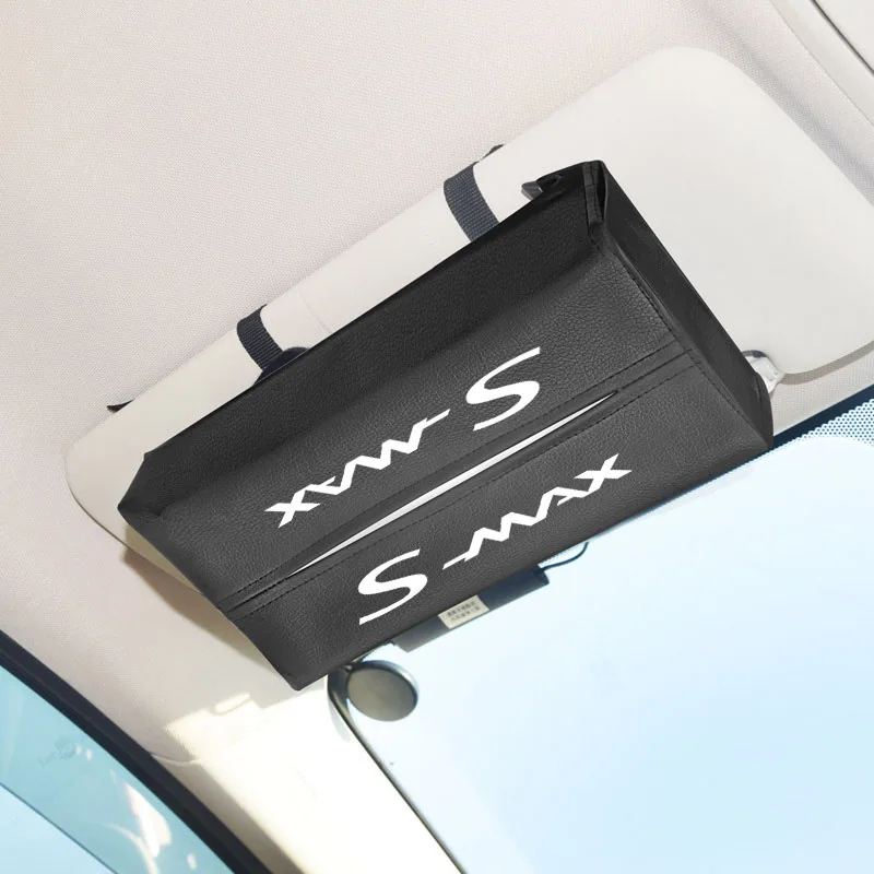 Креативная Автомобильная подвесная бумажная коробка для салфеток для FORD S-max, держатель крышки, портативная бумажная коробка