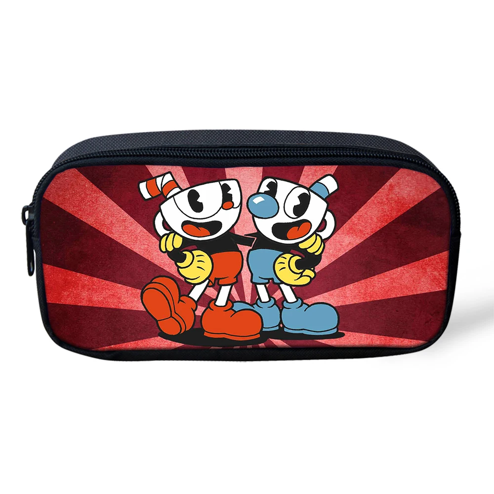 3 шт./компл. игра Кубок Mugman школьный рюкзак для мальчиков-подростков 16 дюймов рюкзак для малышей и детей постарше студенческий ранец Mochila - Цвет: CDGX2005K