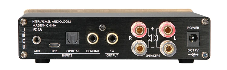 S.M.S.L smsl Q5 PRO чистый цифровой усилитель мощности HiFi аудио AUX бас с пультом дистанционного управления