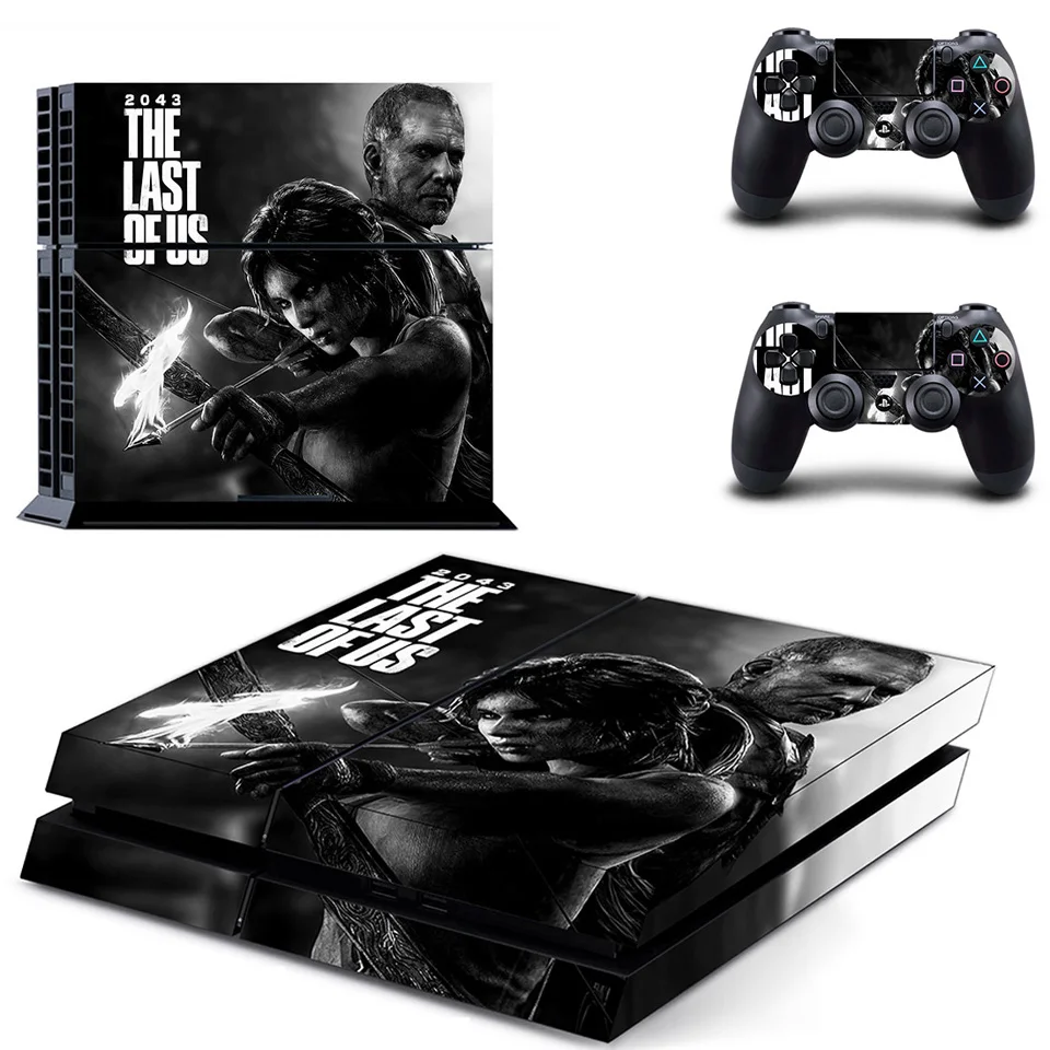 DPTM1128 Наклейка на кожу PS4 виниловая для консоли sony Playstation 4 и 2 контроллеров PS4 наклейка на кожу-последний из нас - Цвет: DPTM1128