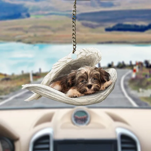 1Dc Kreatív 3D -S Akril Állati Sík Medál Kulcstartó Dísz Aranyos Autó Hátizsák Függő Díszes Otthoni Dekoráció Tartozékok - Image 3