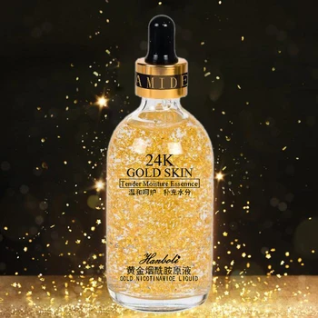

24K Gold Tense Moisture Essence Pure Hyaluronic Acid Serum Gold Nicotinamide Anti-wrinkle Liquid Skin Care