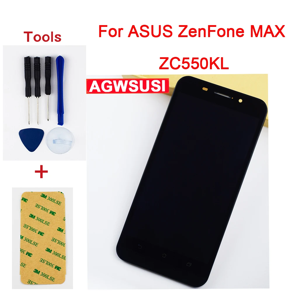 Для ASUS ZenFone MAX ZC550KL Z010DA сенсорный экран дигитайзер Сенсорное стекло + ЖК дисплей