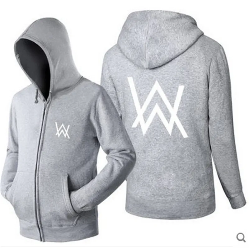 1 Allen Walker DJ осенняя и зимняя толстовка одежда Alan Walker с выцветшим Электрическим Звуком модная куртка Harajuku для мужчин и женщин - Цвет: 1