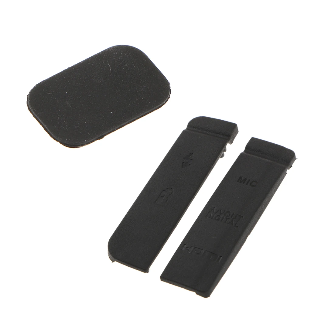 For Canon 7D Port Cover Cap Rubber Repair Parts USB AV MIC HDMI Bottom Lid