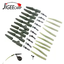 Jigeecarp Carp Fishing Accessories Quick Swivel Snap Anti-Tangle Sleeves Connect  Lead Clips For Carp Rig Coarse Fishing Tackles