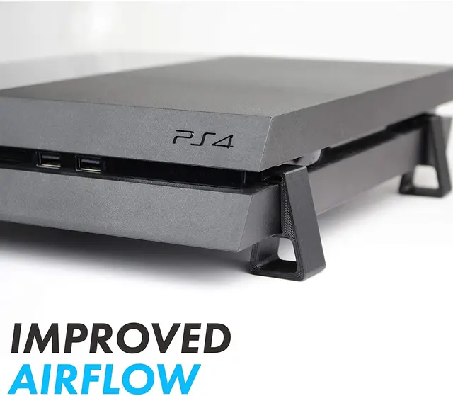 Suporte Ps4 Pro Horizontal Pezinho Elevação