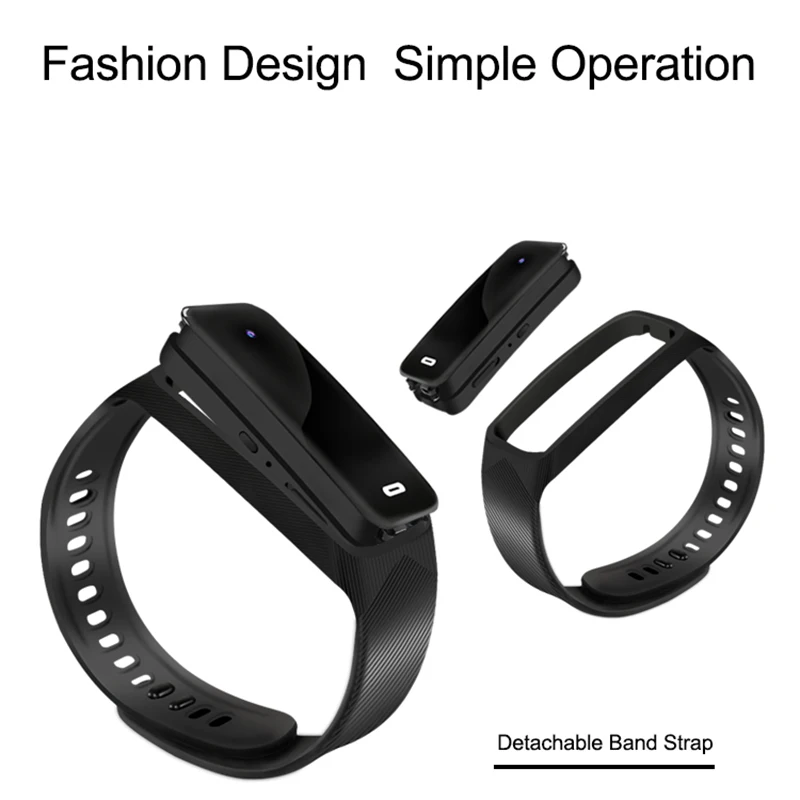 New Color Screen HD 1080P Cam Camera Voice Video Photo Recording Pen Sport SmartBand Wristband Smart Watch