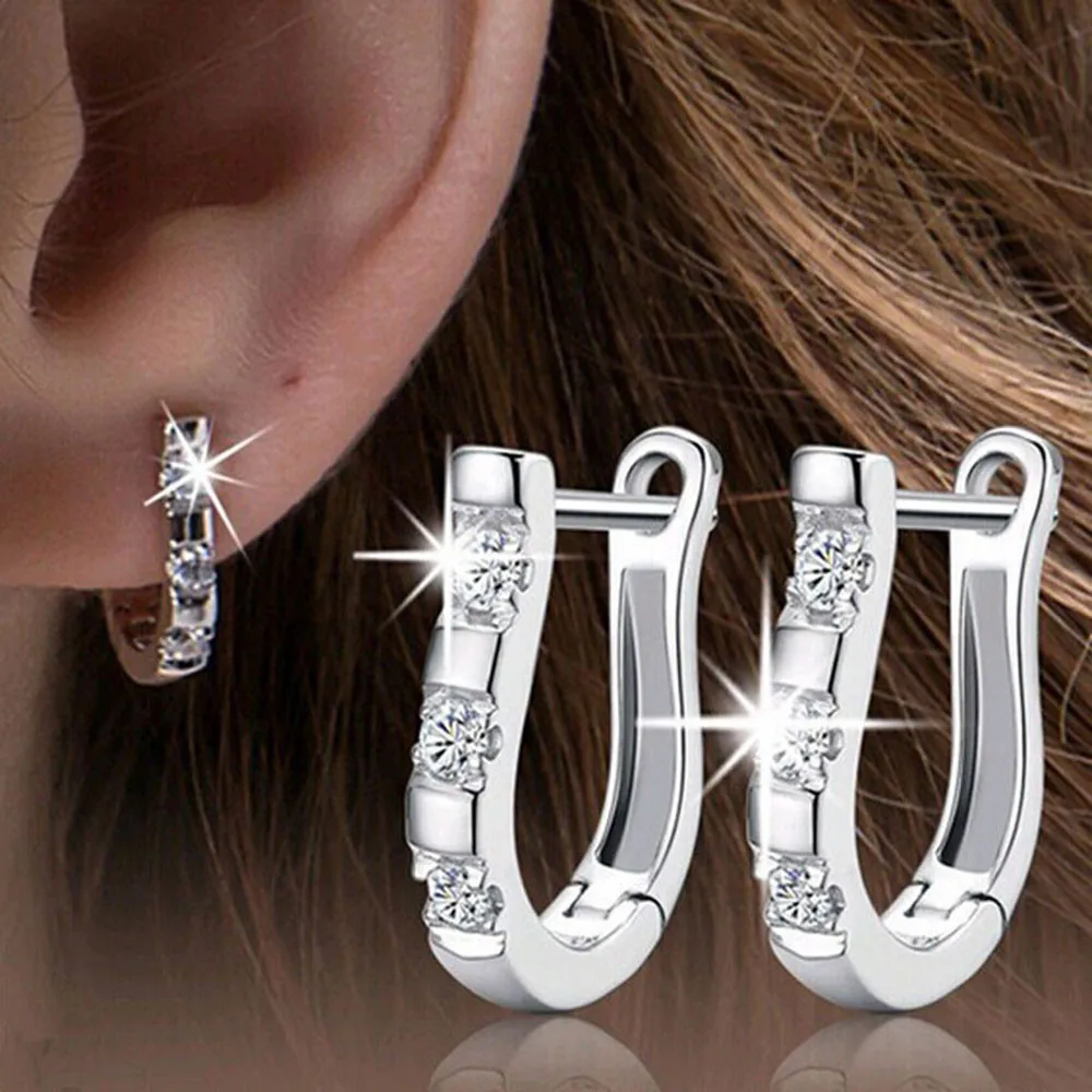

Women Earrings Ladies Girls Stud Geometric DroP Earrings Hoop Hanging Dangle Earrings Punk Ear Jewelry Brincos modern Jewelry