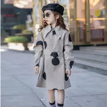 Платья в горошек для девочек весеннее детское хлопковое платье модное высококачественное детское платье принцессы Одежда для девочек