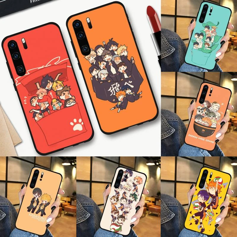 Haikyuu Volleyball Japan Anime Phone Case Funda For Huawei P9 P10 P P30 Lite 16 17 19 Plus Pro P Smart Phone Case Covers Aliexpress