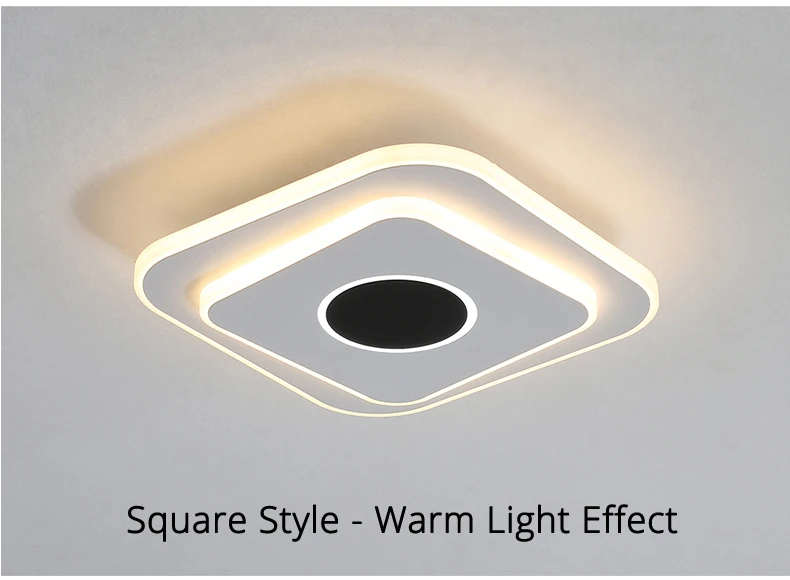 Modern Led Ceiling Lamp Luster Black and White Led Ceiling Lamp for livingroom Lights Hallway Balcony Lights Fixtures