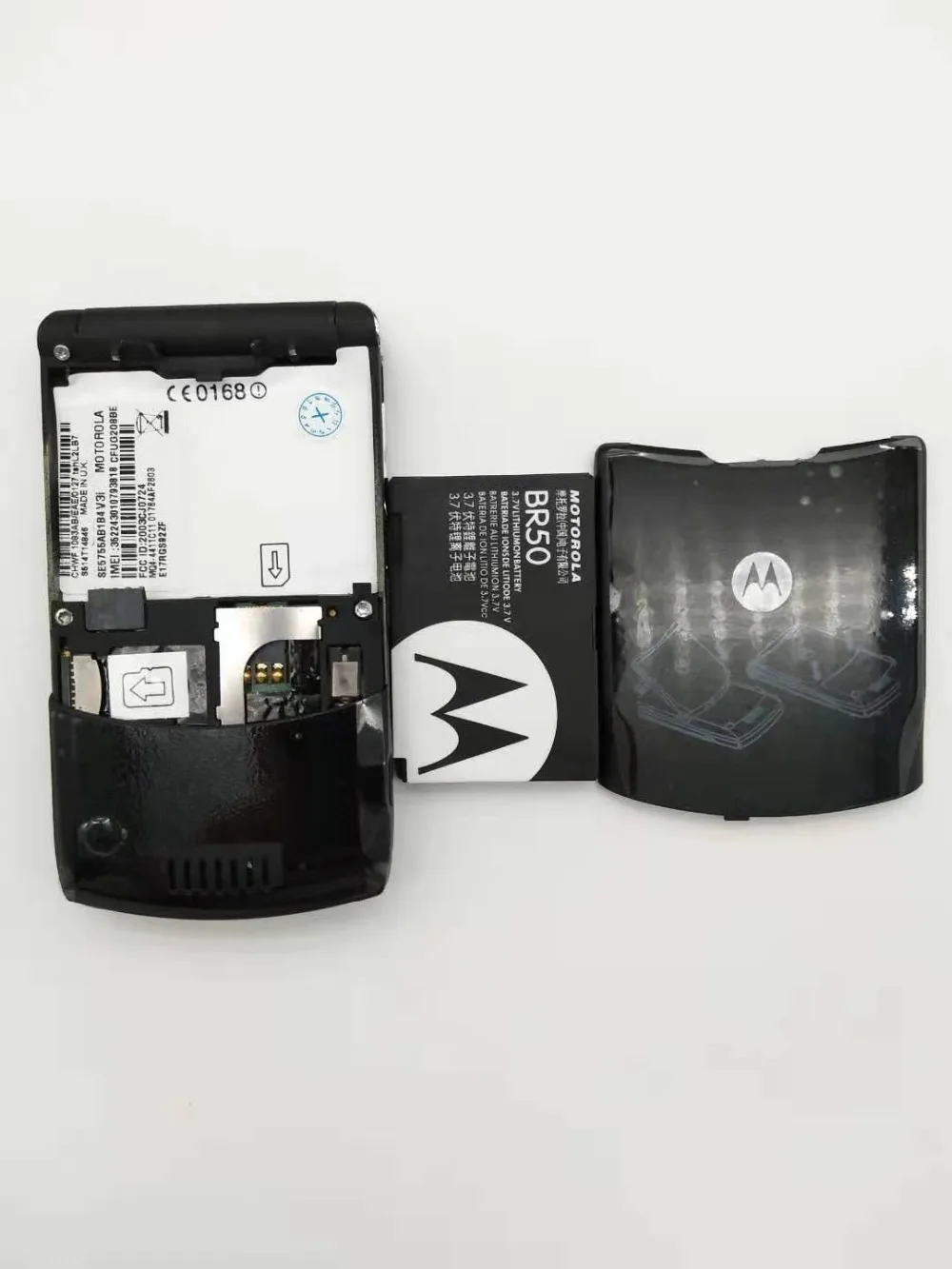 Motorola RAZR V3i разблокированный мобильный телефон GSM флип Bluetooth телефон один год гарантии