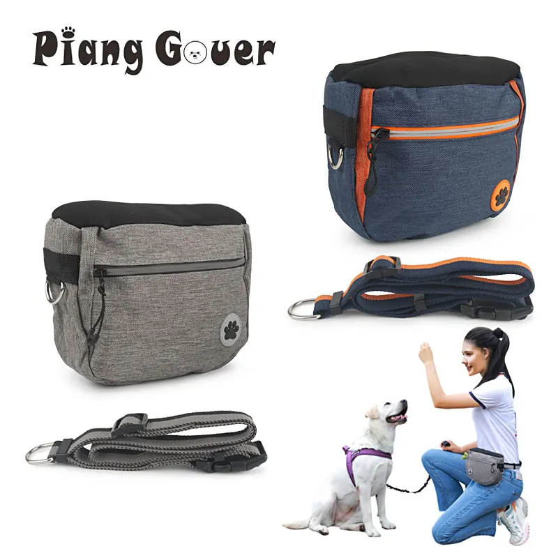Pet Training Waist Pouch with Large Capacity & Reflective Waterproof Design