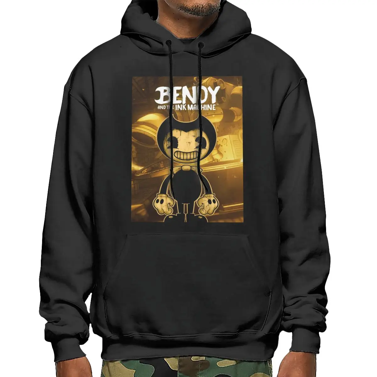 Толстовка Bendy And Ink Machine 123 толстовка с капюшоном в стиле аниме Мужская вещи одежда |