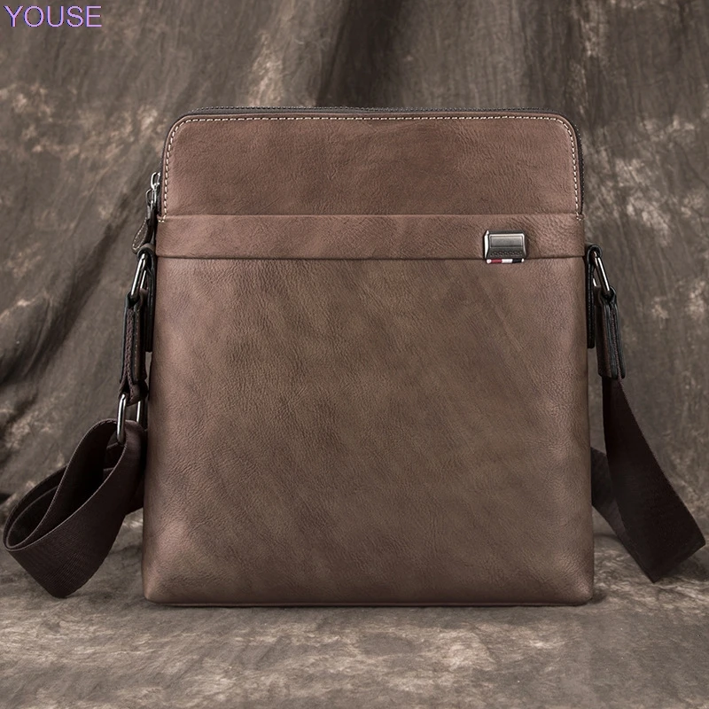 

Retro Men Bag Men's Leather Bag Men's Full-grain Leather MEN'S Real-leather Bag Shoulder Bag Men's Shoulder Bag Casual 4434