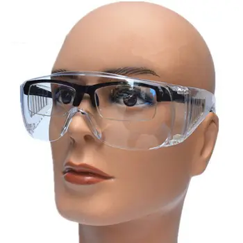

Work Anti Virus Eye Goggles Glasses Anti-Fog Antisand Windproof Anti Dust Saliva Transparent Goggles Eye Protection Eyewear
