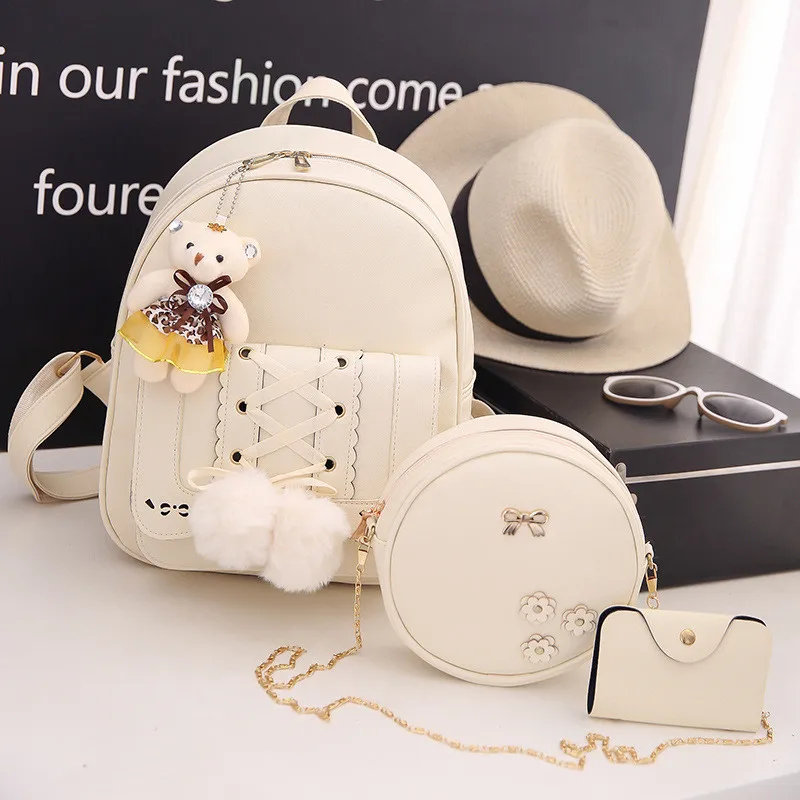 2024 New Fashion Women's PU Student Fashion Child Mother Backpack 5