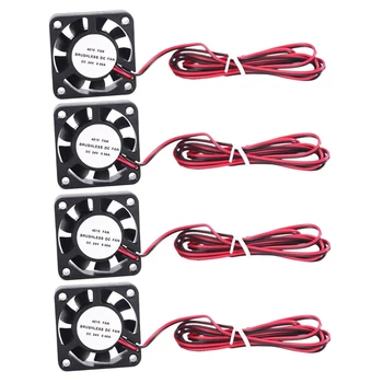

4 Pcs 3D Printer Cooling Fan 4010 DC Fan for Extruder Cooling 24V