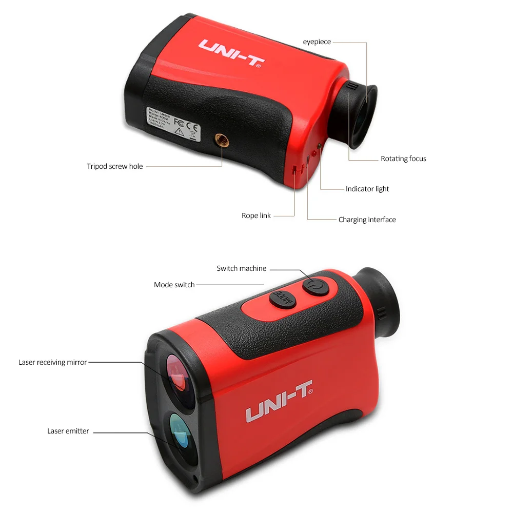 UNI-T LM600 LM800 LM1000 LM1200 LM1500 Golf Laser Rangefinder Range Telescope Distance Meter Altitude Angle NEW