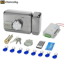 Anchencoky zamek elektroniczny elektryczna brama blokada drzwi wsparcie karta elektroniczna odblokuj z 3A stabilizator mocy dla wideodomofon dzwonek