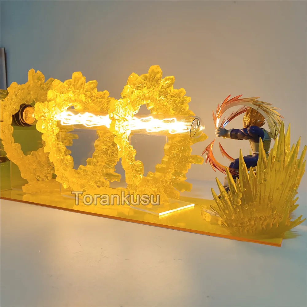 Dragon Ball Z Аниме Фигурка Вегета DIY Набор Кукла лампочка экшн фигурка Ver. ПВХ серия Led Dragonball Goku модель игрушки Рождественский подарок Figma