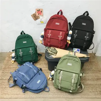 

Women Nylon Backpack Large Capacity Daypack Travel Bookbag Teenagers Girls Schoolbag