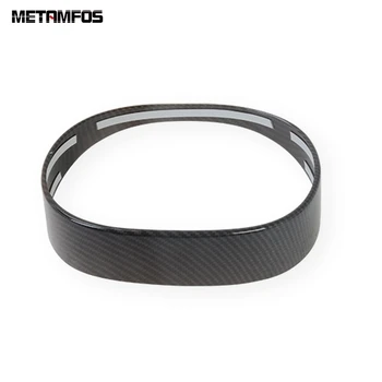 

For Mazda CX-5 CX5 2018 2019 2020 Front Head Car Logo Frame Cover Molding Trim Carbon Fiber Decoration Accessories Car Styling