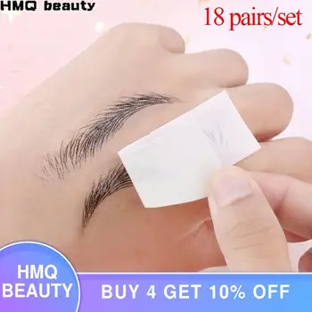 

18 Pairs NEW Magic 4D Hair-like Eyebrow Tattoo Sticker False Eyebrows Waterproof Lasting Makeup Water-based Eye Brow Stickers