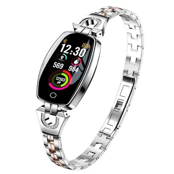 

H8 Smart Bracelet Women Fitness Smart Watch Jewelry Bracelet Heart Rate Blood Pressure Watch Fitness Tracker Waterproof