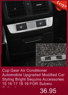 Cup gear Кондиционер автомобильный Модернизированный модифицированный автомобильный Стайлинг яркие блестки аксессуары 15 16 17 18 19 для Subaru Outback