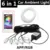 Universal 10 in 1 RGB LED 8M Car Interior Ambient Decor Fiber Optical Strip Light by App Control car Decorative Atmosphere Lamps 12