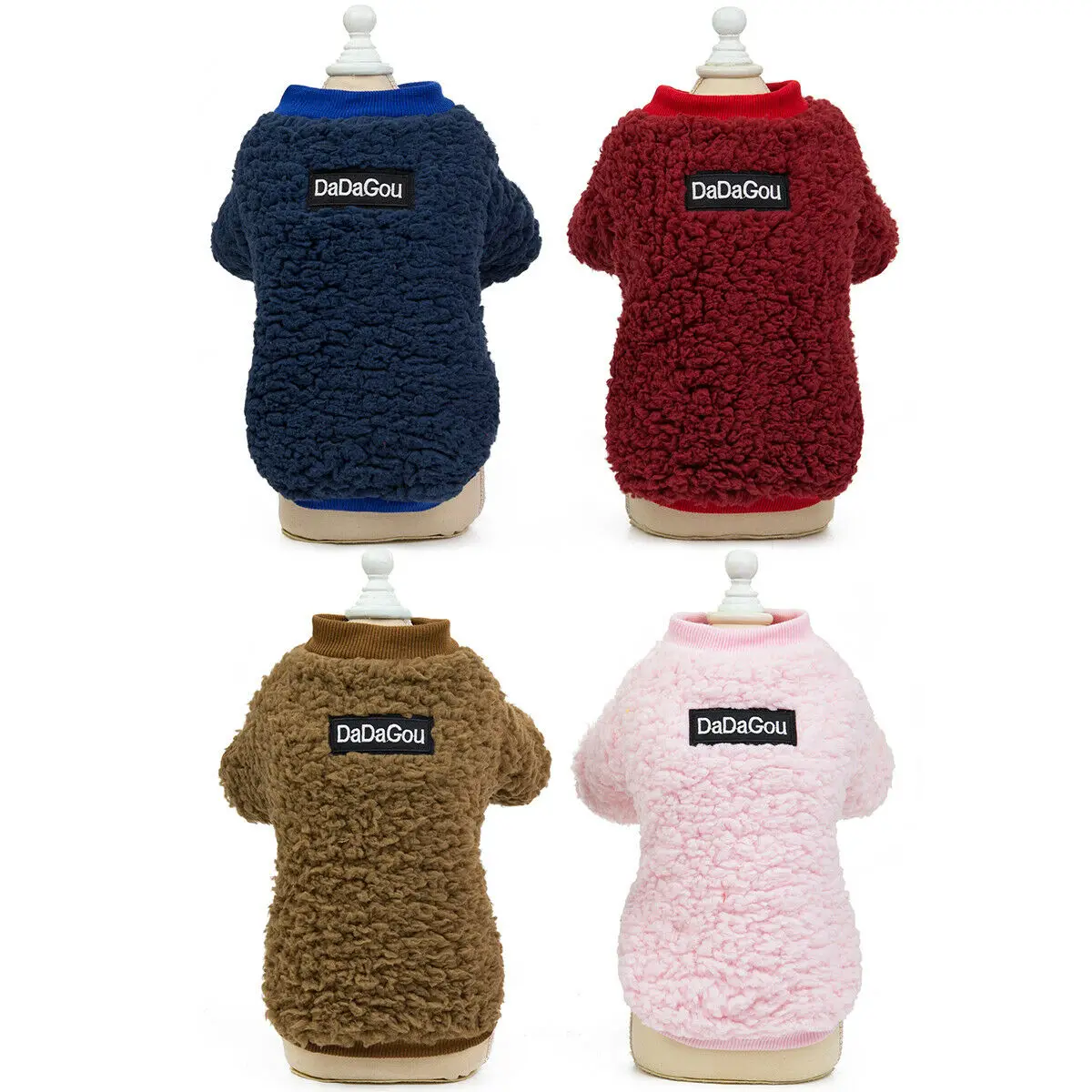 

Warm Pet Dog Clothes Soft fleece Outfit For Small Dogs Puppy Winter Coat Jacket