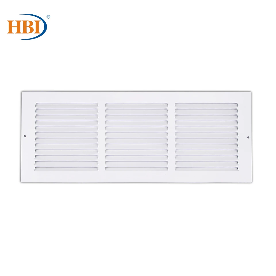 

HBI W18"xH6" Steel White Finished Return Air Grilles Ceiling Air Vent Ceiling Duct Cover Air Register Ventilation Grilles