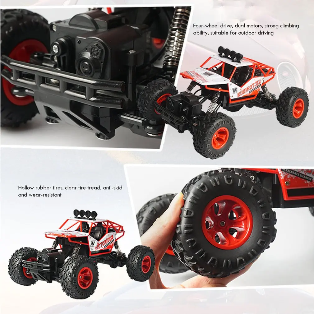 2 4G Drift четырехколесный привод для скалолазания внедорожный автомобиль игрушка