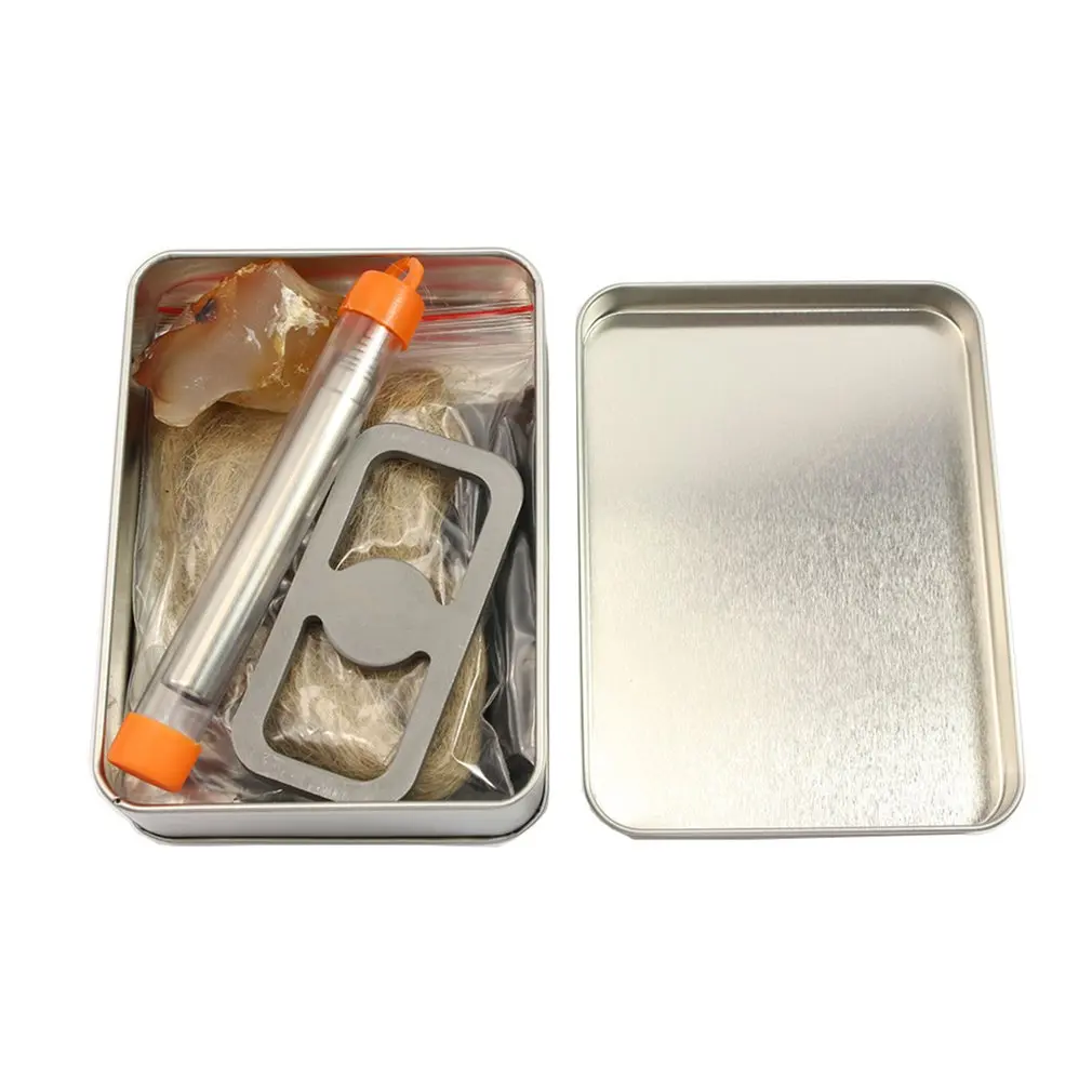 

Outdoor Original Survival Ignition Tool Fire Suit Meteorite Fire Tool Outdoor Camp Survival Fire Flint Traditional Fire Tools