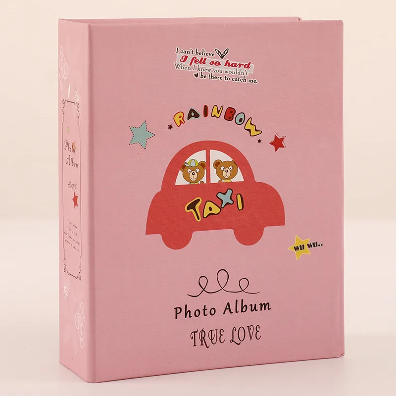 С машинкой из 5-дюймовый 100 страниц фото альбом хранения фотографий чехол