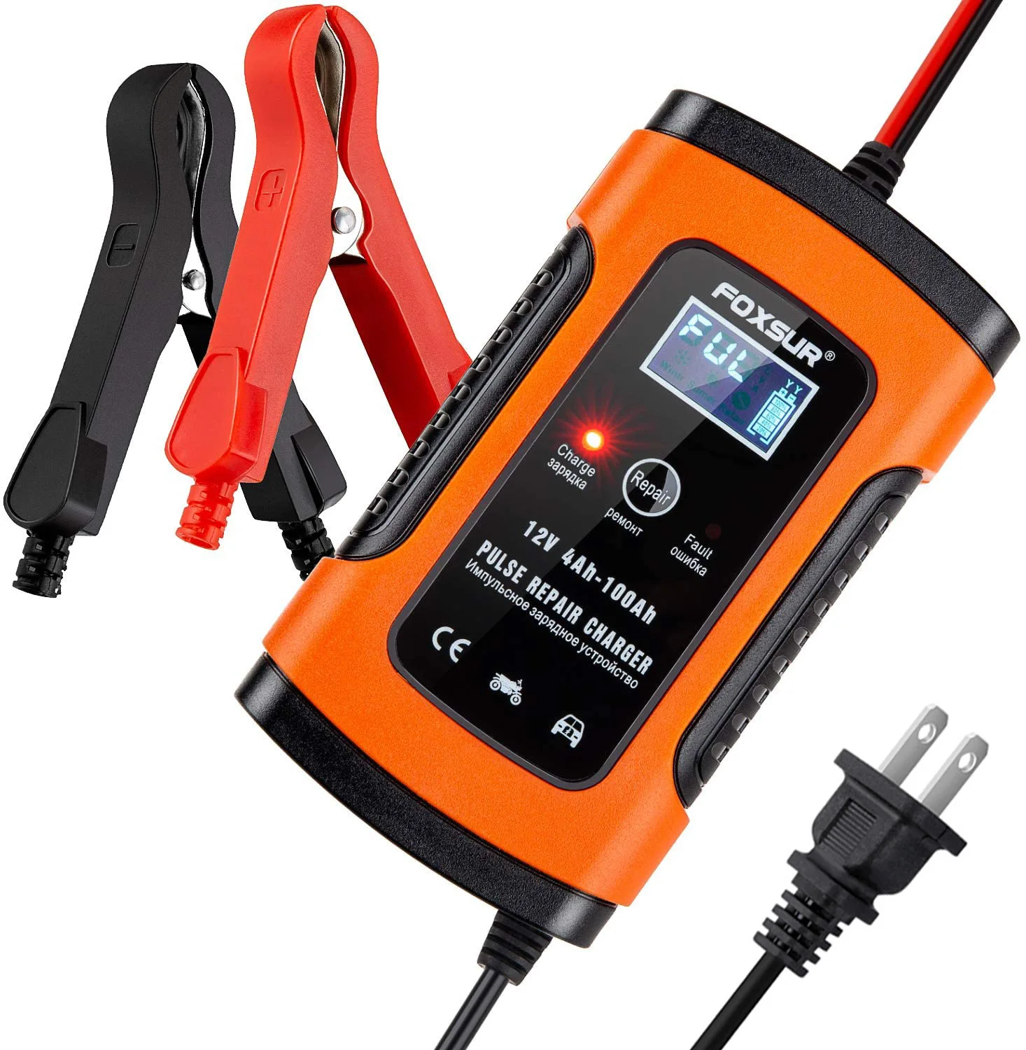 Car And Motorcycle Ups Battery Charger 12v Volt Full Intelligent Multi