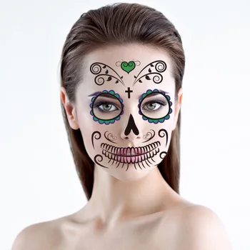 

6pcs Halloween Facial Stickers Practical Face Sticker Halloween Makeup Sticker for Festival
