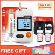 Household Blood Glucose Meters monitor  with 50pcs strips+ 50 pcs Needles&Lancets Glucometer Blood Sugar Detection Diabetes