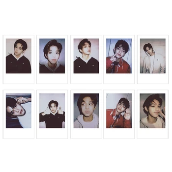 

10PCS/Set KPOP NCT 127 Taeyong WINWIN Photo Cards Poster LOMO Cards Self Made Paper Photocard Fans Gift Collection