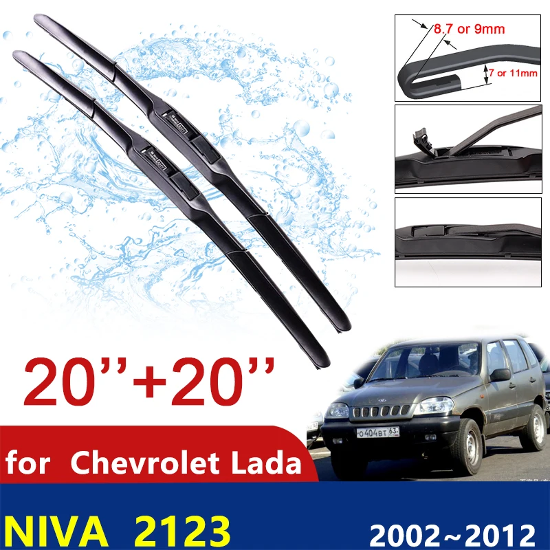 Spazzole Tergicristallo Per Chevrolet Lada Niva 2123 2002 ~ 2012 2003 2004 2005 2009 2010 2011 Accessori Auto Tergicristalli Anteriori
