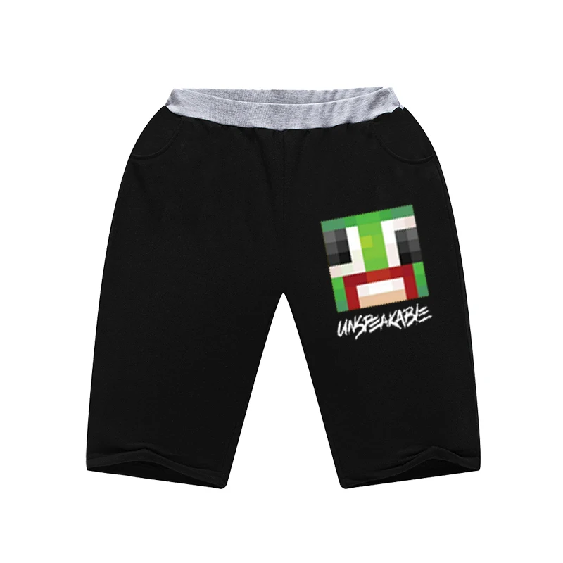 Футболка с надписью «Unspeakable Baby Morgz» Детская одежда с надписью «log» и надписью «Youtube» толстовки с капюшоном для мальчиков хлопковая толстовка для девочек - Цвет: shorts