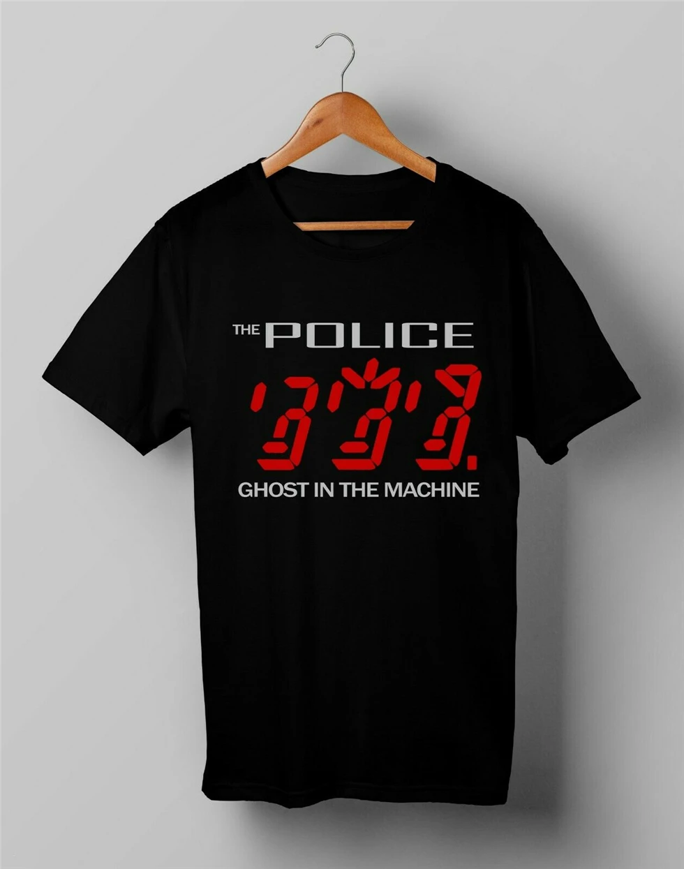 Винтажная Футболка с принтом полицейский призрак в машине размер S M L XL 2XL летняя