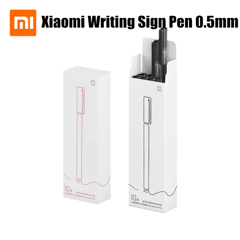 Ручка для письма Xiaomi Mijia суперпрочная ручка подписи 0 5 мм японские красные и
