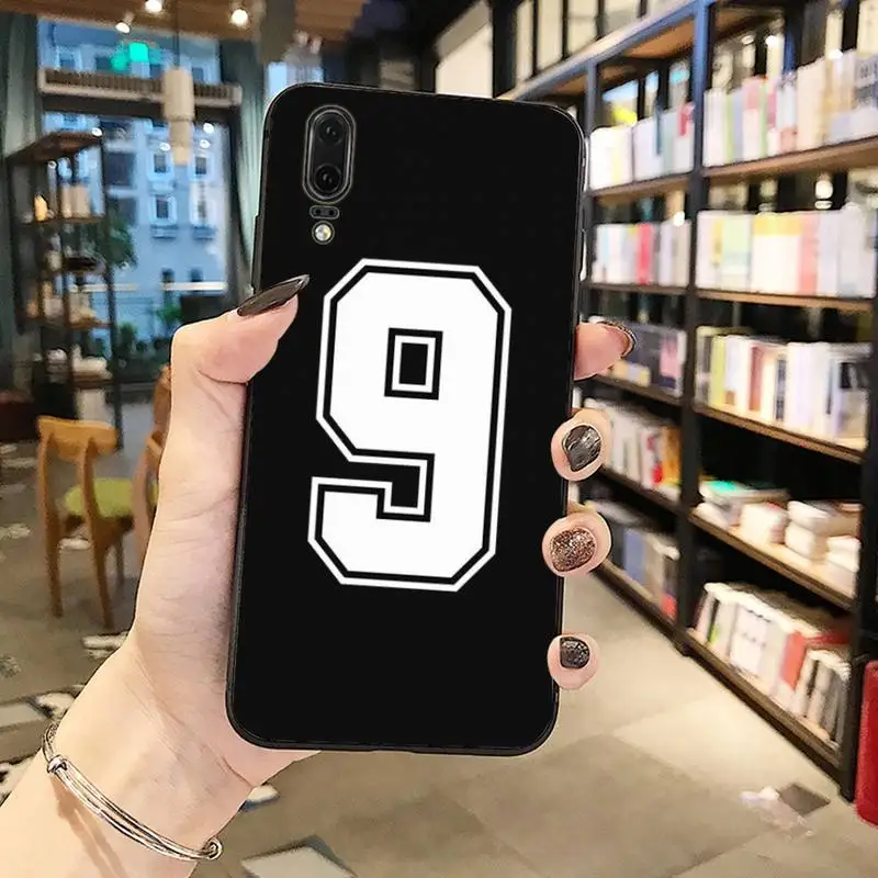 huawei silicone case Football Lucky number Phone Case For Huawei Mate 9 10 20 Pro lite 20x nova 3e P10 plus P20 Pro Honor10 lite phone case for huawei