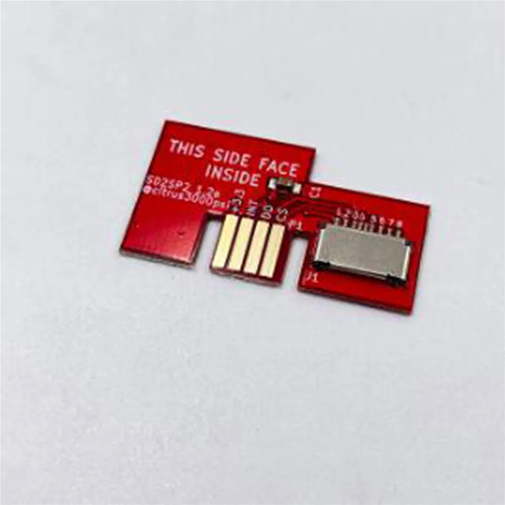 Красный Профессиональный адаптер карты Micro SD TF кард-ридер для kingd NGC консоли SD2SP2 SDLoad SDL адаптер - Цвет: Красный